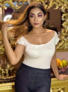 মডেল মেঘলা আলম ছবি: ফেসবুক থেকে